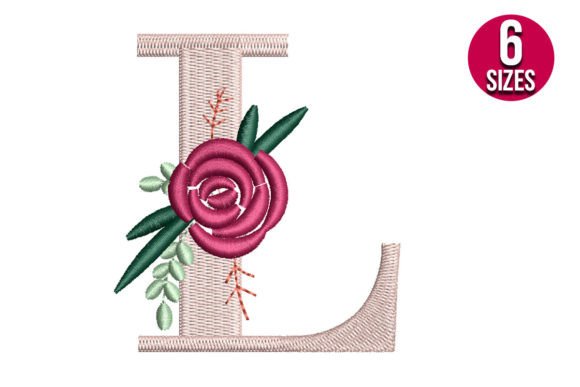Floral Alphabet L Letter Review