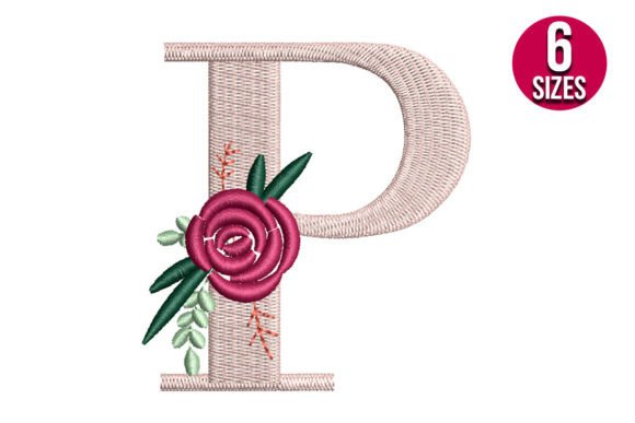 Floral Alphabet P Letter Review