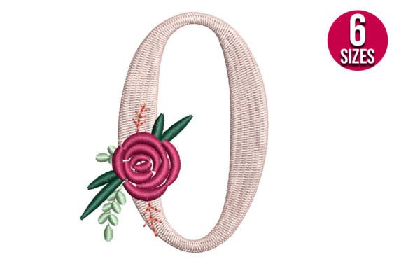 Floral Number 0: A Seasonal Embroidery Gem
