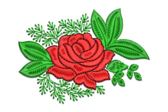 Rose: A Floral Embellishment for Boutique Apparel